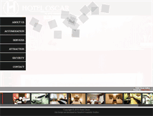 Tablet Screenshot of hoteloscar.in